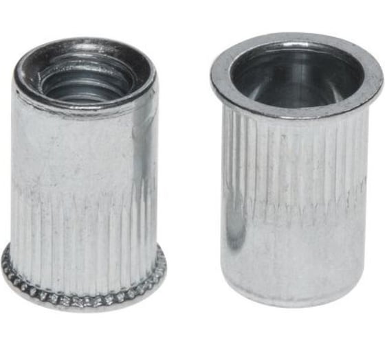 Изображение товара Заклепка резьбовая STARFIX М5, уменьшенный бортик, белый цинк, 14000 шт. в коробе SM-06857-14000