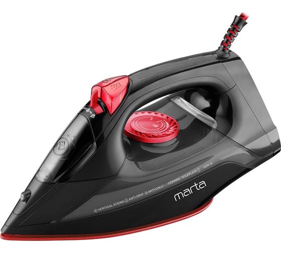 Изображение товара Утюг MARTA MT-IR1211A черный жемчуг 39686