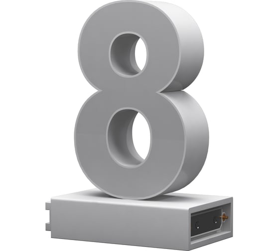 Изображение товара Светодиодная цифра 8 ABCMIX магнитное соединение, 100 мм -8-100-magnetic