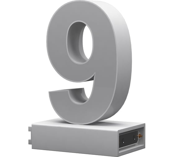 Изображение товара Светодиодная цифра 9 ABCMIX магнитное соединение, 100 мм -9-100-magnetic