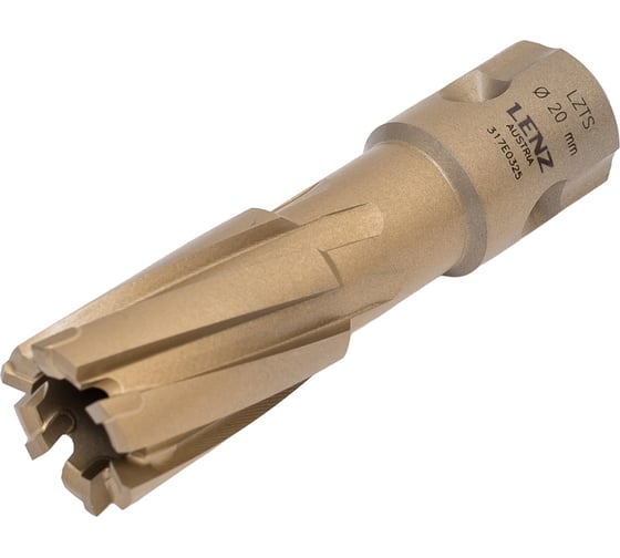 Изображение товара Сверло корончатое (20х35 мм; Weldon 19) LENZ LZTS-020