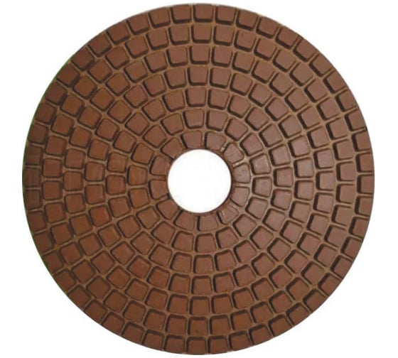 Изображение товара Круг алмазный гибкий шлифовальный (АГШК) 100x16 мм, #400, по камню, с водой METALLICA Optima 901090