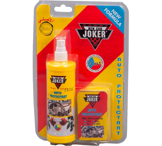 Изображение товара Защитный полироль Joker с губкой, роза (250 мл) JK rose