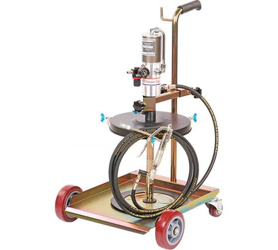 Изображение товара Установка пневматическая для раздачи густой смазки из бочек NORDBERG 20-60 л, с тележкой NO5030