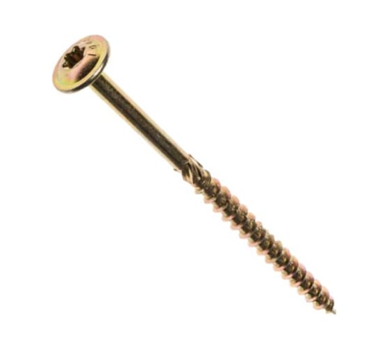 Изображение товара Конструкционный универсальный саморез BULLIT 8x180 TX40, желтый, прессшайба, 50 шт. 14-0016130