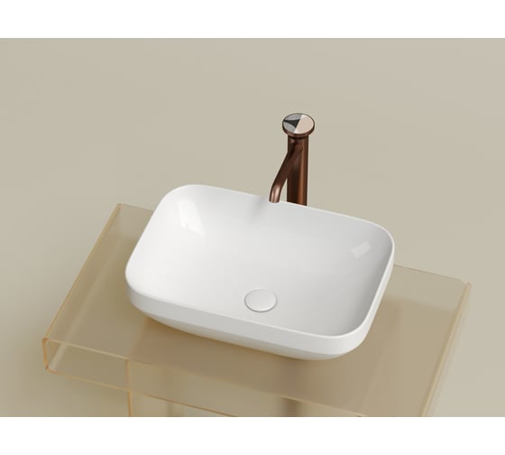 Изображение товара Накладная чаша умывальник Ceramicanova Element прямоугольная 500_359_145 мм CN6055