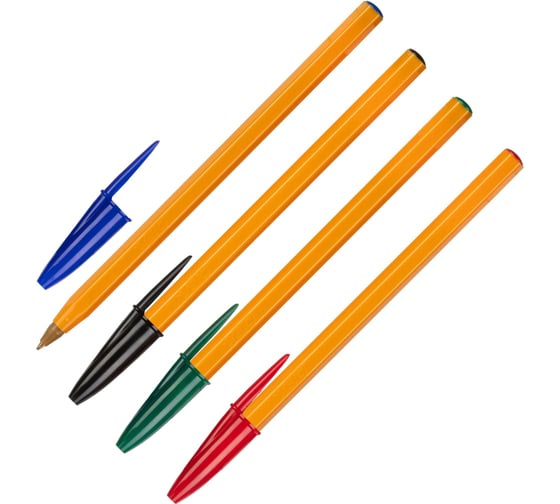 Изображение товара Ручка шариковая BIC неавтоматическая ORANGE набор 4 цвета ассорти 8308541 69669