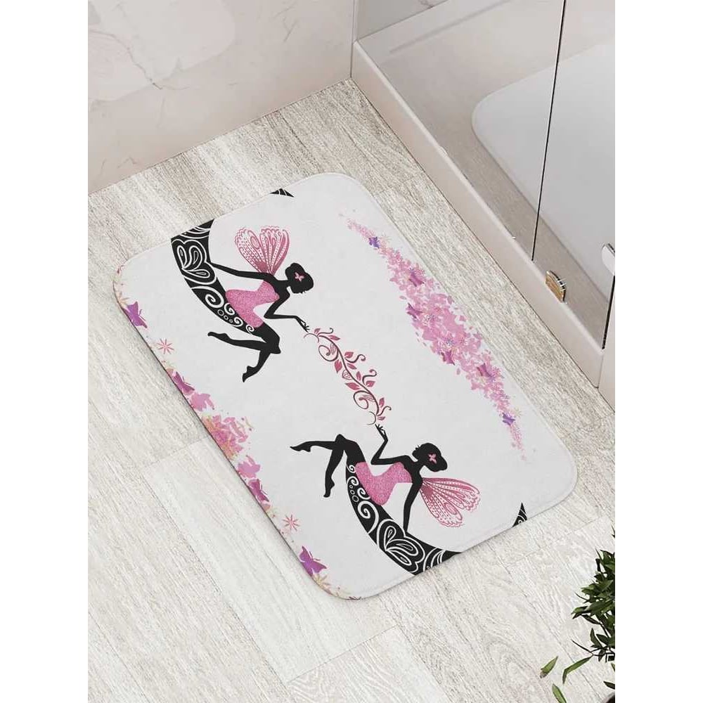 Изображение товара Коврик для ванной комнаты и туалета противоскользящий JoyArty Феи красоты 52x77 см