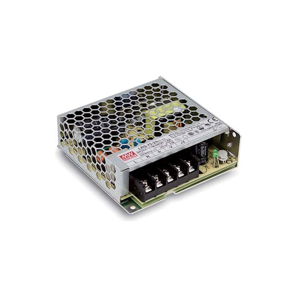 Изображение товара Источник питания Mean Well AC/DC LRS-75-24 T02293042 24 В, 0.077 кВт