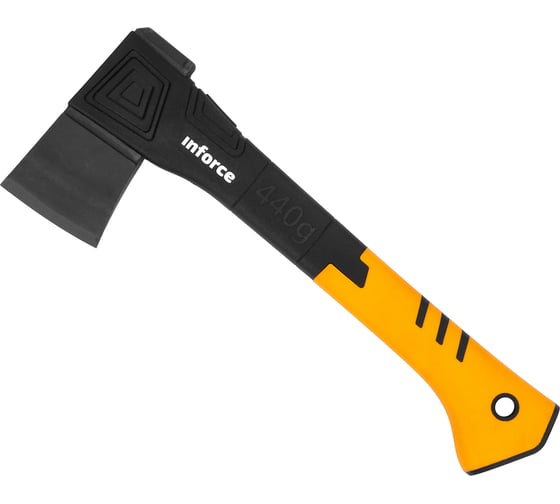Изображение товара Универсальный топор с точилкой в кофре Inforce 440 гр 06-12-023