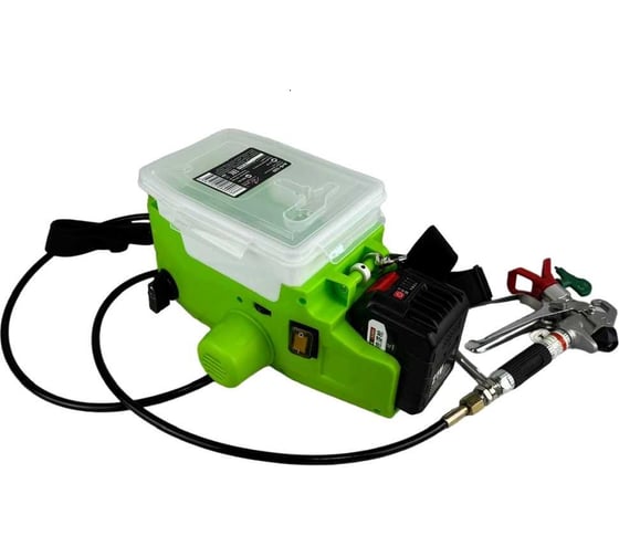 Изображение товара Аккумуляторный краскопульт AktiSpray комплект b1 (1,2 л/мин, 140 бар, 500 Вт, 21 В, 1 Li-ion аккум. 5000 mAh) SG5