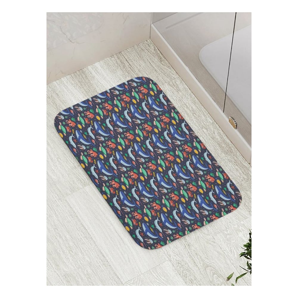 Изображение товара Противоскользящий коврик JoyArty 'Морская братва' 52x77 см