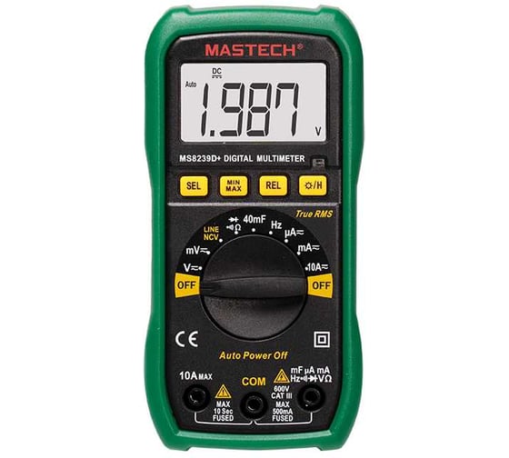 Изображение товара Мультиметр цифровой Mastech MS8239D+ 00-00013498