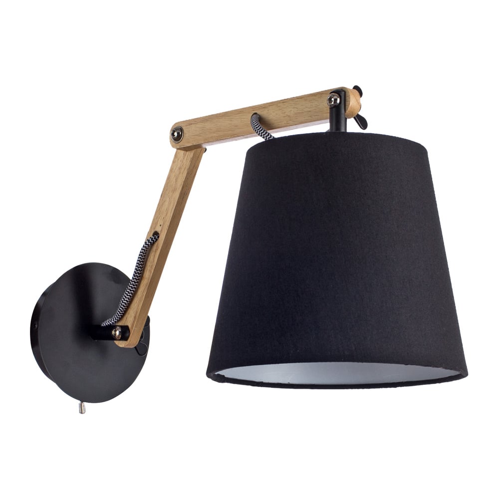 фото Настенный светильник arte lamp a5700ap-1bk