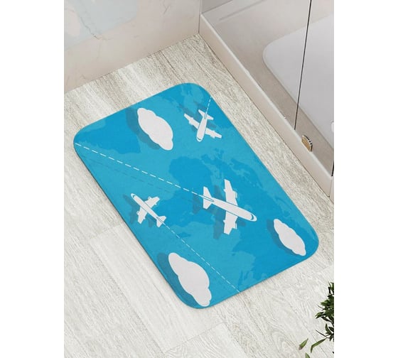 Изображение товара Противоскользящий коврик для ванной и туалета JoyArty  "Полет в небе" 52x77 см bath_423736