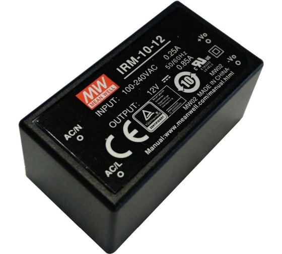 Изображение товара Источник питания Mean Well AC/DC IRM-10-12 Т02163783