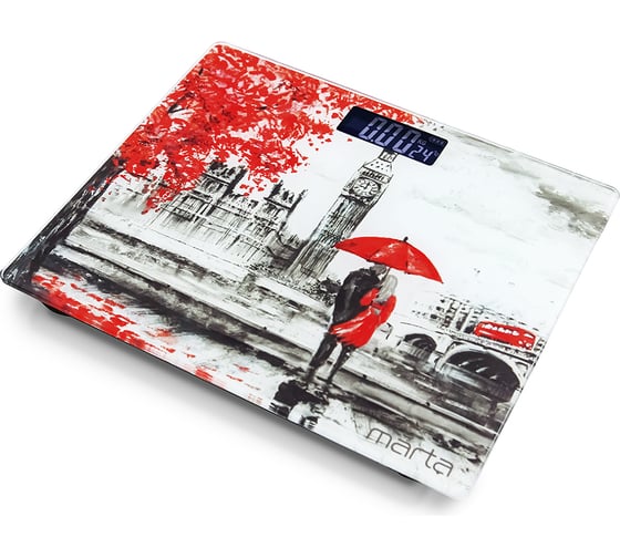 Изображение товара Напольные весы MARTA MT-SC1695 Лондон, сенсор, встроенный термометр 37887