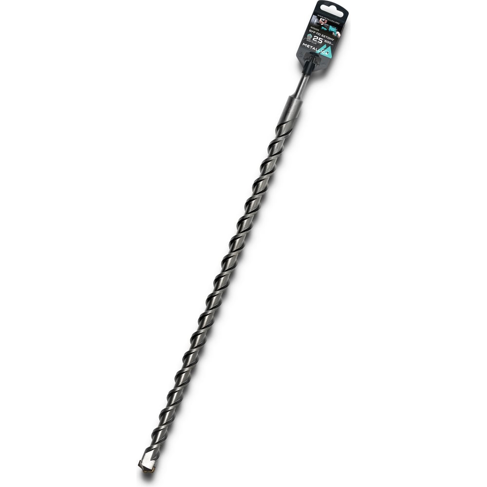 Изображение товара Бур по бетону METALLICA SDS-plus 25x600х550 мм с напайкой и 2 спиралями