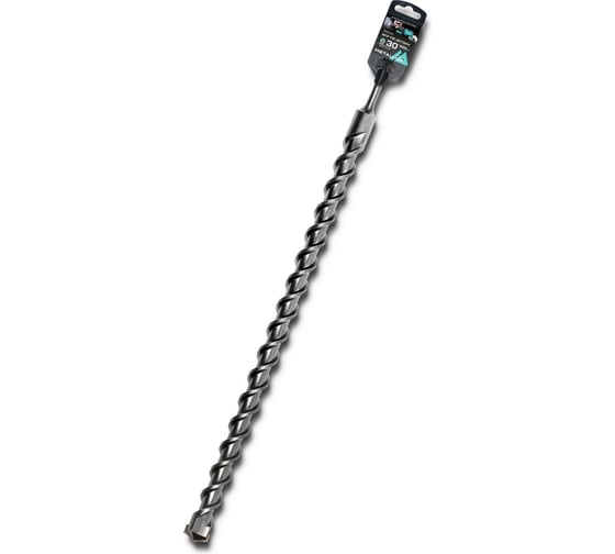 Изображение товара Бур по бетону SDS-plus, 30x600х550 мм, напайка с центром, 2 спирали METALLICA Optima 905142