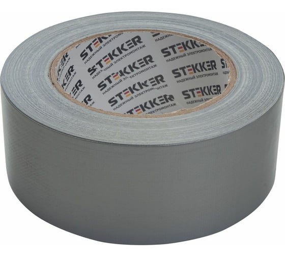 Изображение товара Армированная клейкая лента STEKKER 0,21х48 мм, 40м, на тканевой основе 39143