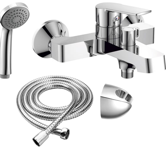 Изображение товара Смеситель для ванны RUSH Balearic короткий излив, хром BA3935-44