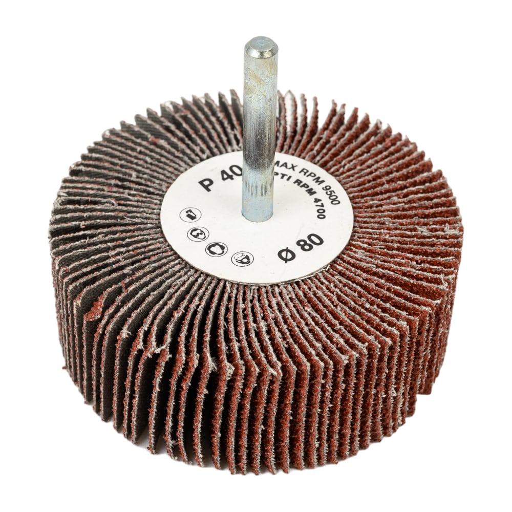 Изображение товара Шлифовальная лепестковая головка GL8030-6A40PK диаметром 80 мм зернистость 40