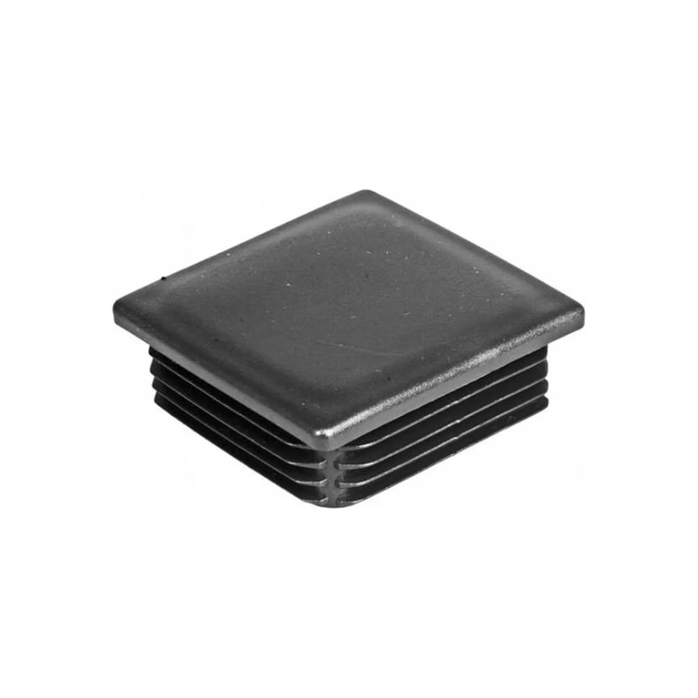 Изображение товара Заглушка для труб КРЕП-КОМП квадратная, 80х80 мм, черная 250 шт. 26-0275