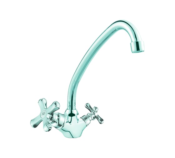 Изображение товара Смеситель для кухни RUSH Bianki с высоким, поворотным изливом, хром BI7650-22