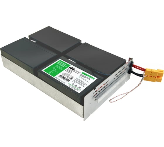 Изображение товара Сменный батарейный картридж для ИБП МНОГОТОКА RBC24 серия Practic - APC: 24 В, 18 Ач, 12,6 кг RBC24 Practic