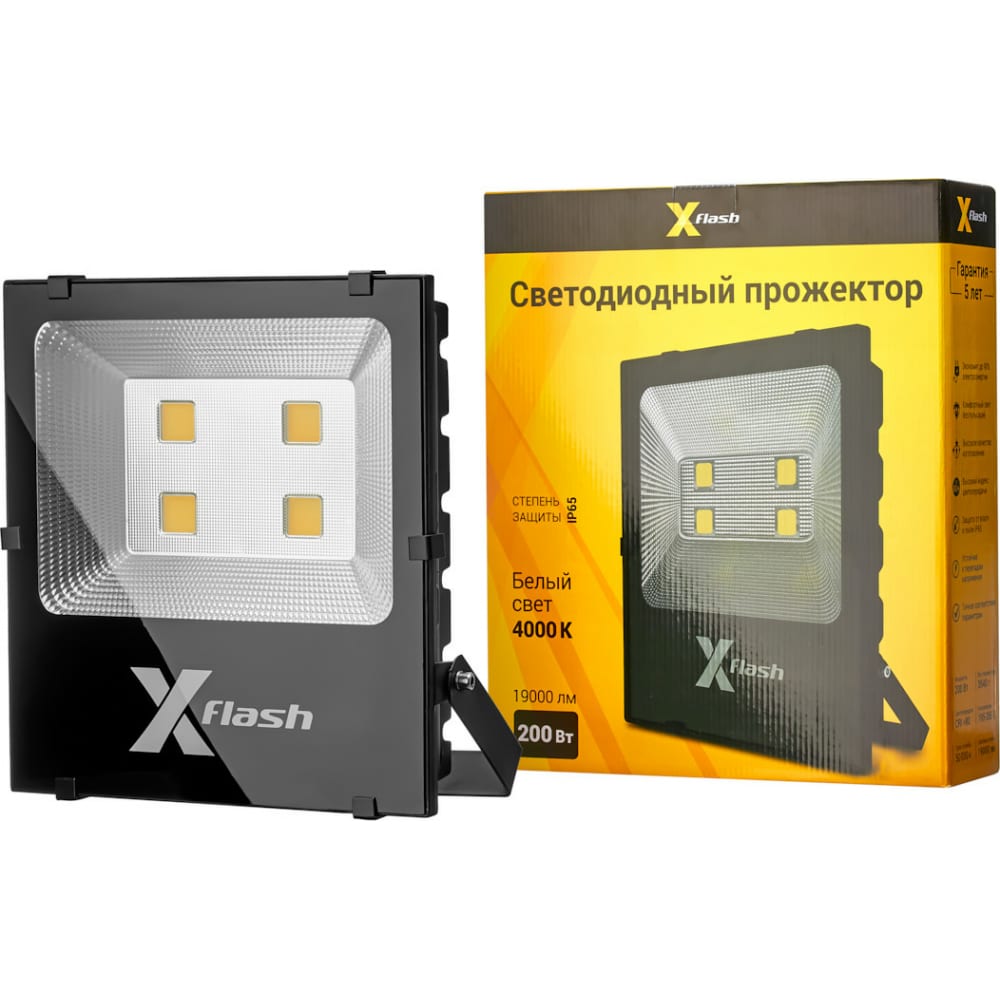 Купить Прожектор x-flash led xf-fl-cob-200w-4000k 49226
