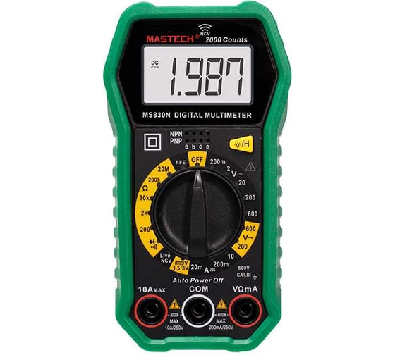 Изображение товара Цифровой мультиметр Mastech MS830N 00-00013496
