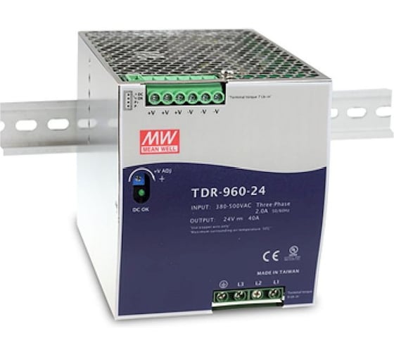 Изображение товара Источник питания Mean Well AC/DC TDR-960-24 Т02129691