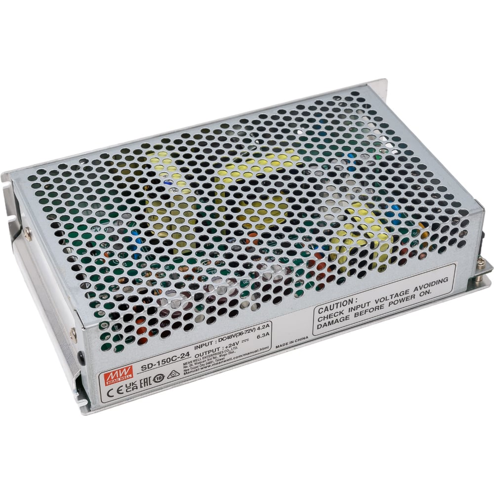 Изображение товара Преобразователь Mean Well DC/DC SD-150C-24 T00035871 24 В 6.3 А промышленные конвертер напряжения