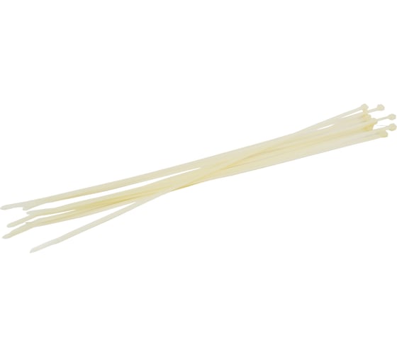 Изображение товара Нейлоновый хомут SKRAB 370х3,6, белый 100шт. 25663