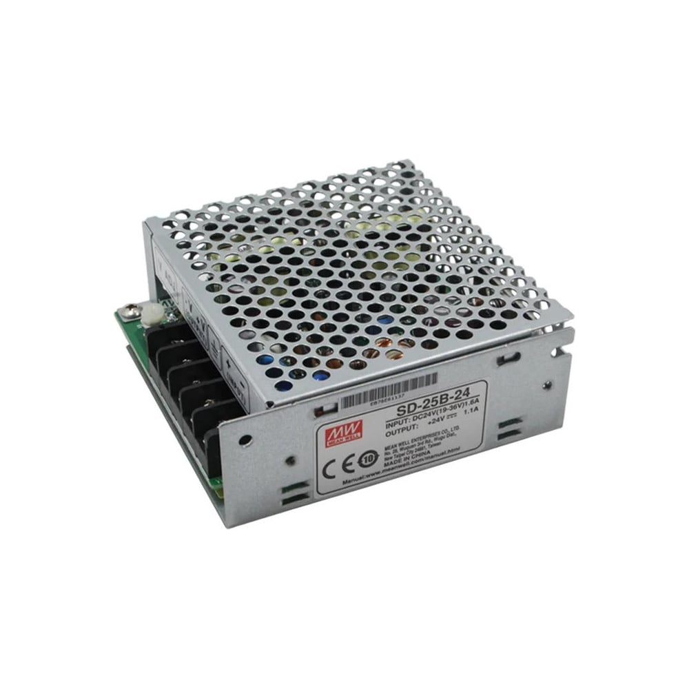 Изображение товара Преобразователь напряжения Mean Well DC/DC SD-25B-24 24В 1.1А компактный конвертер