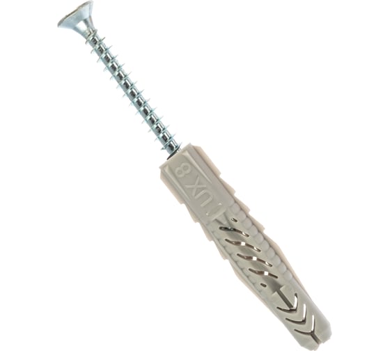 Изображение товара Универсальный дюбель Tecfi VZ нейлон 8x42 с шурупом 5 шт - пакет 147441