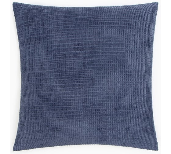 Изображение товара Чехол на подушку Этель Velvet 43x43см, цвет синий, 100% п/э 10101038