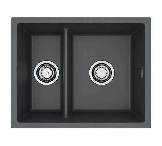 Изображение товара Мойка ALVEUS OMNI 50 GRANITAL DEEP BLACK-G90 550x450x198 мм, с сифоном 1150070