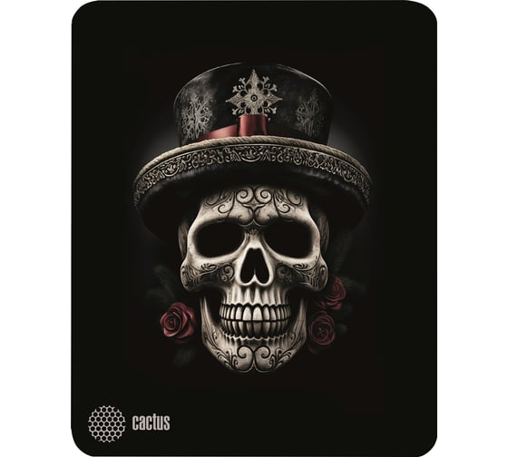Изображение товара Коврик для мыши CACTUS Scull 250x200x3 мм (CS-MP-D05S) 2006242