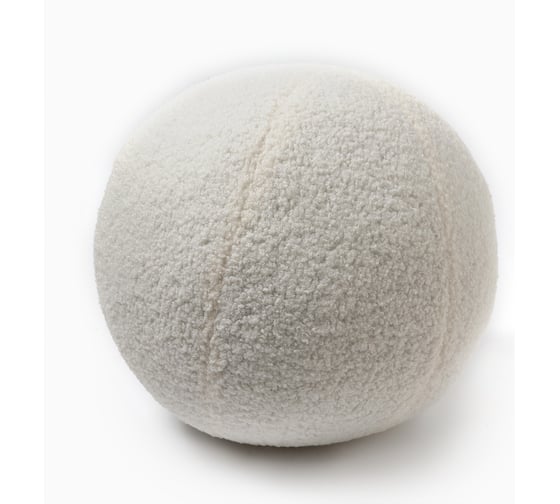 Изображение товара Подушка декоративная Этель "Шар" d=30. цвет молочный 10339934