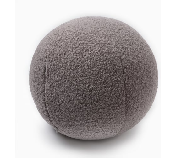 Изображение товара Подушка декоративная Этель "Шар" d=30. цвет светло-серый 10339937