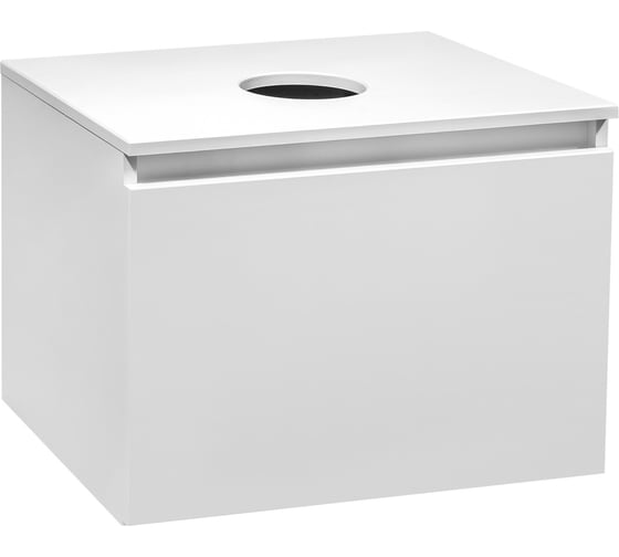 Изображение товара Тумба Runo Бари 50 белая, под накладной умывальник 00-00001472