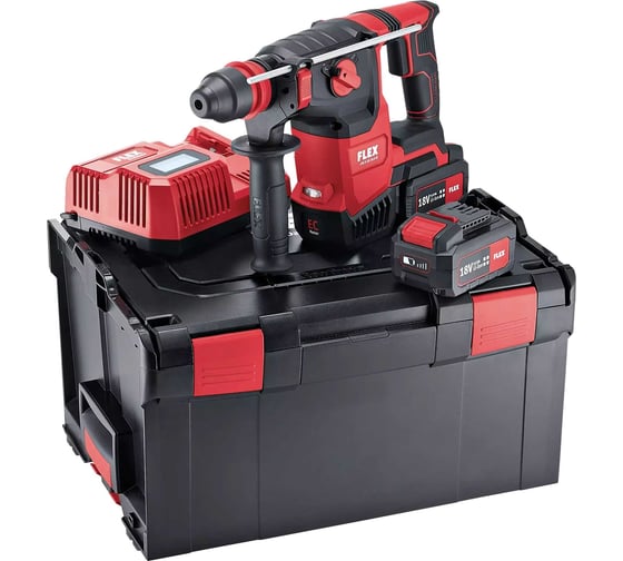 Изображение товара Комбинированный аккумуляторный перфоратор FLEX CHE 2-26 18.0-EC/5.0 Set 18.0 В 478474