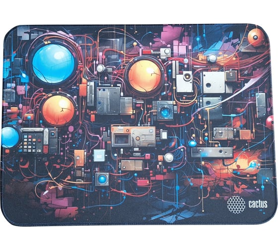 Изображение товара Коврик для мыши CACTUS Wires 400x300x3 мм (CS-MP-PRO15XL) 2006238