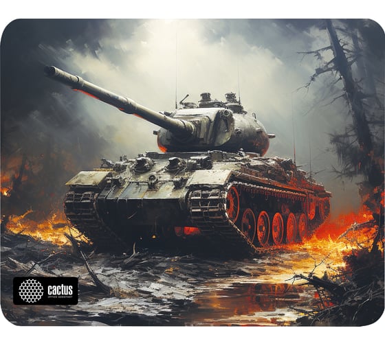 Изображение товара Коврик для мыши CACTUS Tank 250x200x3 мм (CS-MP-D04S) 1973139