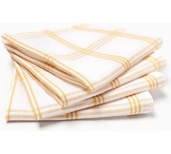 Изображение товара Набор декоративных салфеток Этель Уellow 30x30см., 4шт., 100%хл. 10400901