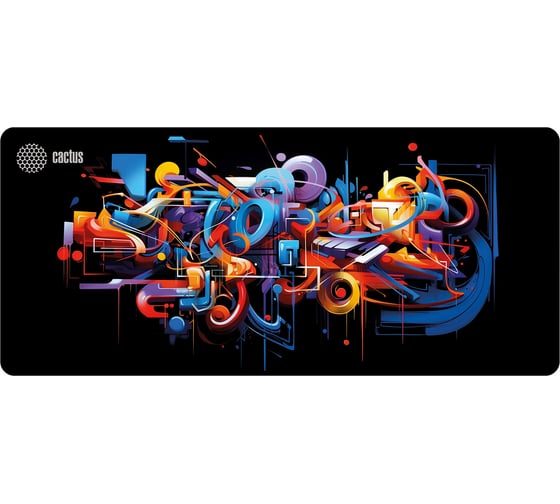 Изображение товара Коврик для мыши CACTUS Graffiti 900x400x2 мм (CS-MP-PRO10ХXL) 2008306