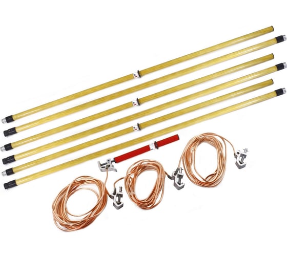 Изображение товара Переносное заземление Электро Трейд для РУ до 220 кВ ЗПП-220Э-3 /50мм/ ET-Z180-3-50