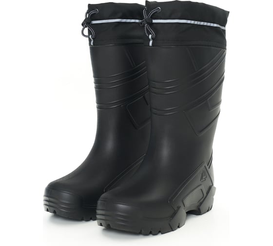 Изображение товара Сапоги мужские ЖАНЕТТ "Викинг" СП146 с кулиской (вкладышем фольгирован.ИП) черный, размер 43-44 Ч43