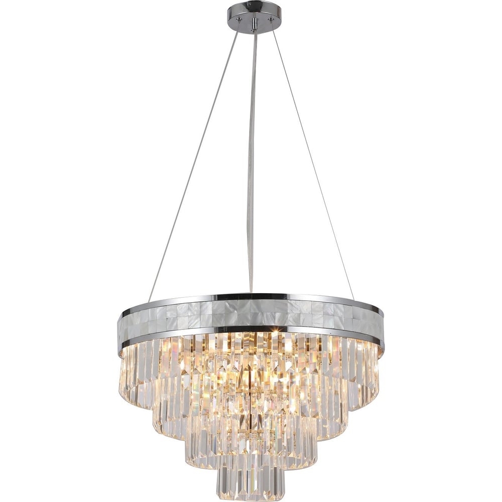 Изображение товара Люстра Gerhort хрустальная G22032/8CR+CL, подвесная, 8 ламп E14